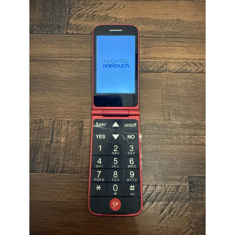 Alcatel Jitterbug Flip 4043S Flip Phone 4G LTE 3.2